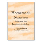 ラブアド文字サイトで自家製ベーカリー テーブルナンバー (裏面)