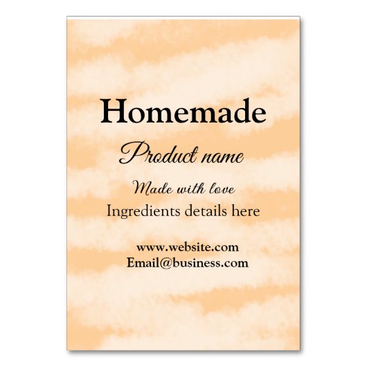 ラブアド文字サイトで自家製ベーカリー テーブルナンバー (正面)