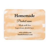 ラブアド文字サイトで自家製ベーカリー マグネット (横)