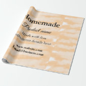 ラブアド文字サイトで自家製ベーカリー ラッピングペーパー (アンロールド)