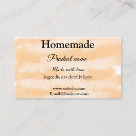 ラブアド文字サイトで自家製ベーカリー 名刺