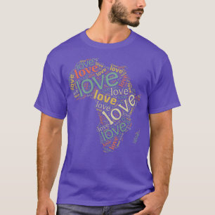 ラブアフリカの地図 Tシャツ