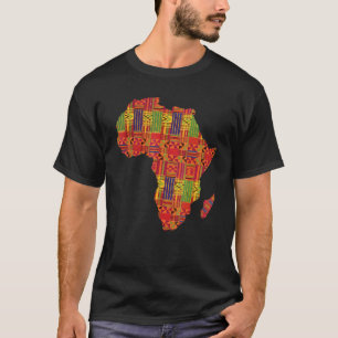ラブアフリカアフリカランドマッププライドブラックヒストリM Tシャツ