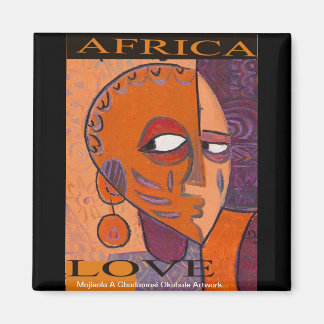 ラブアフリカマグネットby Mojisola Gbadamosi Okubule マグネット