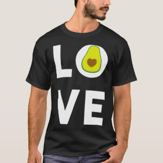 ラブアボカドおもしろい Tシャツ