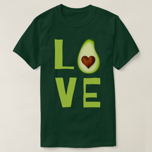 ラブアボカド3 Tシャツ (デザイン正面)