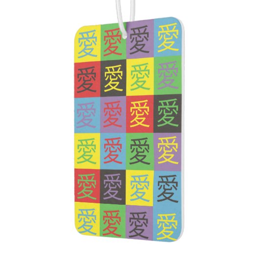 ラブアポップ・アートのート カーエアーフレッシュナー (左)