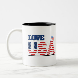 ラブアメリカ新しいマグカップデザイン ツートーンマグカップ
