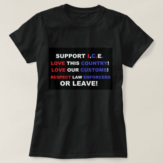 ラブアメリカTシャツ Tシャツ (デザイン正面)
