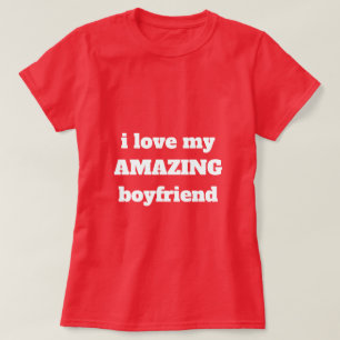 ラブアメージングボーイフレンドValentine's Day おもしろい Cute Tシャツ