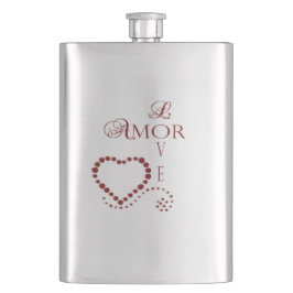 ラブアモールハートバレンタイン フラスク