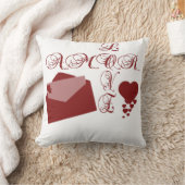 ラブアモールバレンタインデザイン クッション (ブランケット)