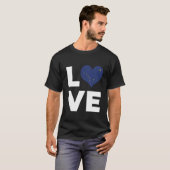 ラブアラスカ州旗 Tシャツ (正面フル)