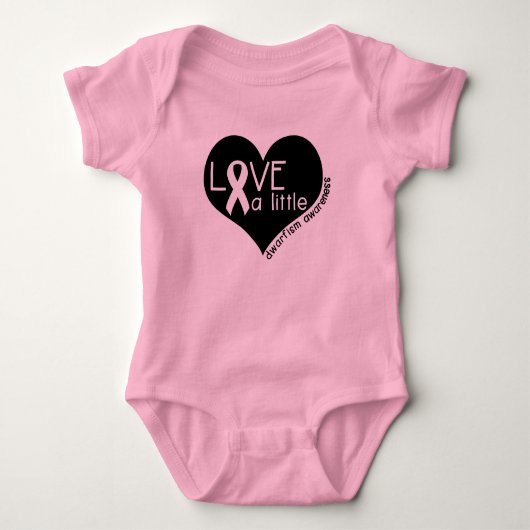 ラブアリトル乳児ボディースーツドワーフズ認識度 ベビーボディスーツ (正面)