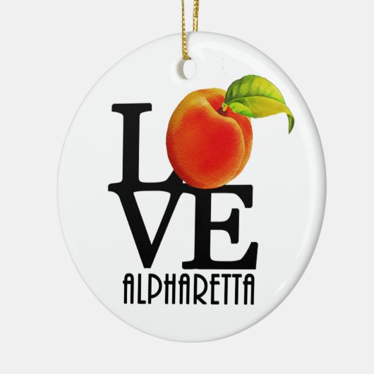 ラブアルファレッタジョージア セラミックオーナメント (左)