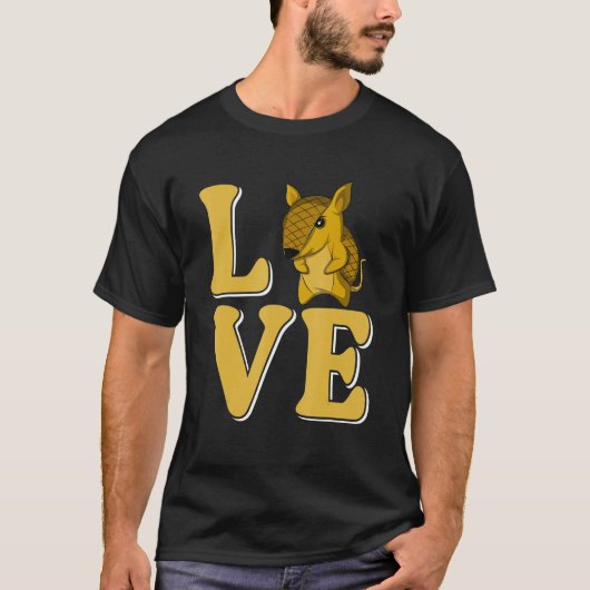 ラブアルマジロ Tシャツ (正面)