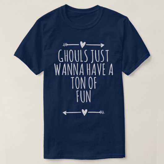 ラブアローズおもしろいハートグールズJust Have A Tシャツ (デザイン正面)