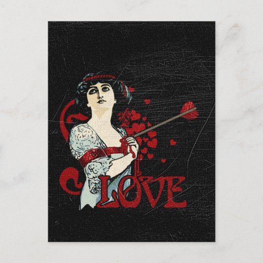 ラブアローハート ポストカード (正面)