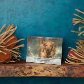 ラブアローン CUSTOM 犬メモリアル フォト 記念品 フォトプラーク (側面)