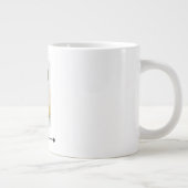 ラブアロー カップルマグカップ - ロマンティックなギフト ジャンボコーヒーマグカップ (右)