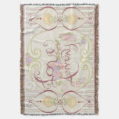 ラブアンケード(装飾されたデザイン)ブランケット スローブランケット (正面縦)