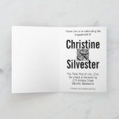 ラブアンダーザスターズ婚約パーティ 招待状 (内部)