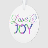 ラブアンドジョイカラフルオーナメント オーナメント (正面)