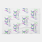 ラブアンドジョイカラフルキッチンタオル キッチンタオル (横)