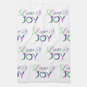 ラブアンドジョイカラフルキッチンタオル キッチンタオル (縦)