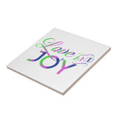 ラブアンドジョイカラフルセラミックスタイル タイル (側面)