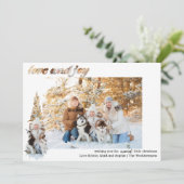 ラブアンドジョイタイポグラフィ&モアツリーモンタージュ シーズンカード (スタンド正面)