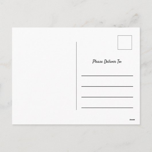 ラブアンドジョイブルークリスマスホリデーポストカード シーズンポストカード (裏面)