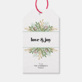 ラブアンドジョーホリデーグリーナリークリスマス ギフトタグ (正面)
