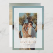 ラブアンドジョーヴエルムオーバーレイホリディフォトカード シーズンカード (正面/裏面)