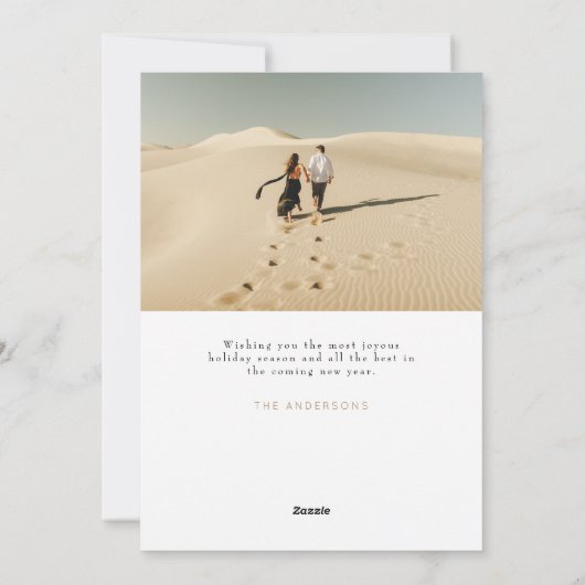 ラブアンドジョーヴエルムオーバーレイホリディフォトカード シーズンカード (裏面)