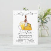 ラブアンドタコスビールフィエスタ婚約パーティ 招待状 (スタンド正面)