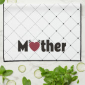 ラブアンドハグ母キッチンタオル キッチンタオル (折り畳み)