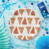 ラブアンドピザリハーサルディナーブライダルシャワー ペーパープレート (パーティー)