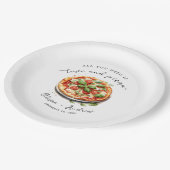 ラブアンドピモダンザリハーサルディナー紙 ペーパープレート (アングル)