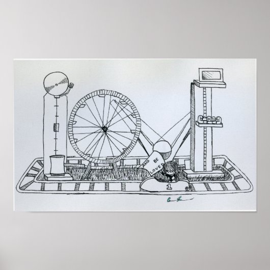 ラブアンドベビーラブプリント ポスター (正面)