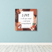 ラブアンドユー美容師ボホスタイル キャンバスプリント (インサイチュ (ウッドフロア))