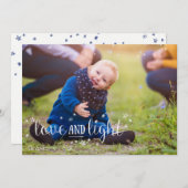 ラブアンドライトスターズホリデーフォトカード シーズンカード (正面/裏面)