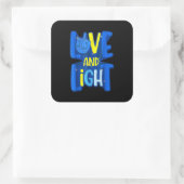 ラブアンドライトハヌカー（ユダヤ教）メノラーハヌカー（ユダヤ教の祭り）ユダヤ人ホー スクエアシール (バッグ)