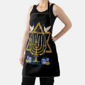 ラブアンドライトハヌッカユダヤ（ユダヤ教）メノラーユダヤ エプロン (インサイチュ)