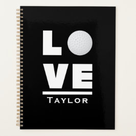 ラブアンドライブゴルフスポーツファン名前をカスタムする プランナー手帳