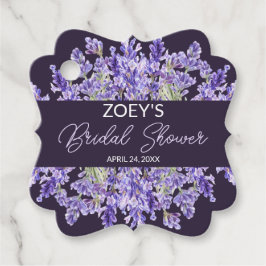 ラブアンドラベンダー |エレガントフローラブライダルシャワー フェイバータグ