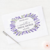 ラブアンドラベンダー |フローラエレガントありがとう 長方形シール (封筒)