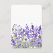 ラブアンドラベンダー |愛のレシピ エンクロージャーカード (裏面)