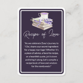 ラブアンドラベンダー |愛のレシピ エンクロージャーカード