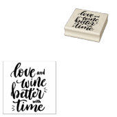 ラブアンドワイン引用文ゴム印 ラバースタンプ (押印)